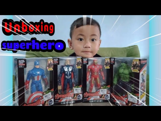 Unboxing mainan superhero | avengers toys