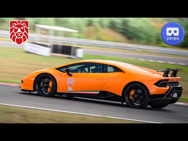 Huracan Performante on Tor Poznan Passenger POV [180°VR]