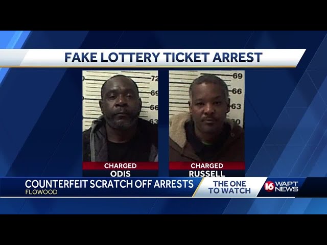 2 arrested, accused of trying to cash fake scratch-off ticket