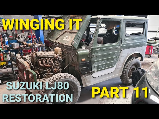 Suzuki LJ80 Restoration Part 11 - Refabricating the Inner Wings