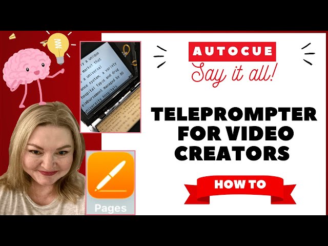 Teleprompter for IPad