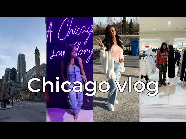 CHICAGO VLOG | ​⁠​⁠BUUSBY SURPRISED ME WITH A TRIP WE HAD A TIME!!🥰❤️