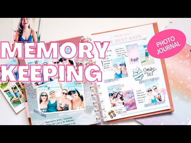 MEMORY KEEPING IN MY HAPPY PLANNER PHOTO JOURNAL | BIRTHDAY BEACH DAY 2021