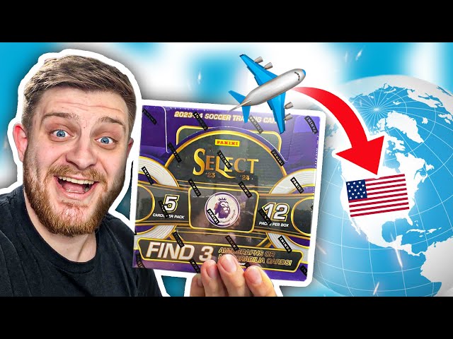 I FLEW *5000 MILES* to OPEN a BOX of PREMIER LEAGUE FOOTBALL CARDS!!