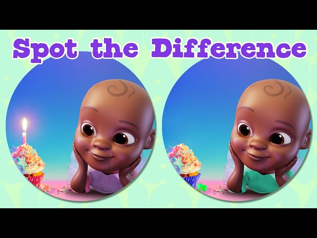 Spot The Difference Game!🧐 | Qai Qai - Birthday! | Videos for Kids | Interactive Games for Kids