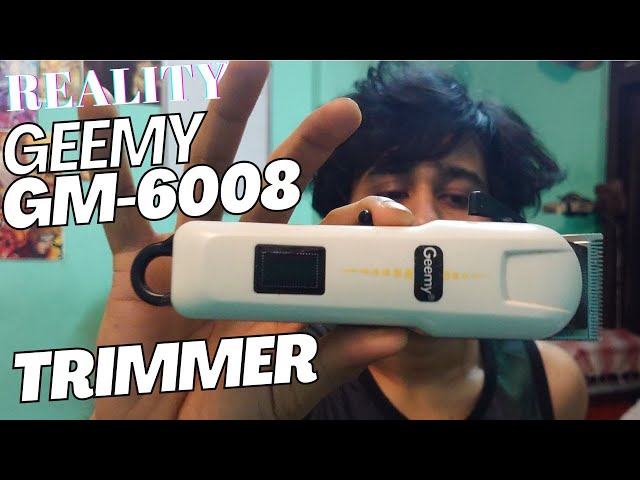 Geemy GM-6008 Trimmer Review | Professional Hair and Beard Trimming at Home