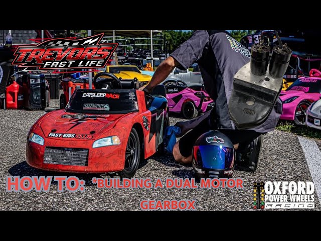 How to: Building a Dual Motor Gearbox for power wheels Drag Racing