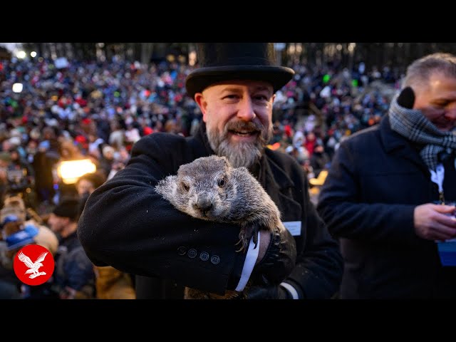 Punxsutawney Phil makes his Groundhog Day 2025 prediction