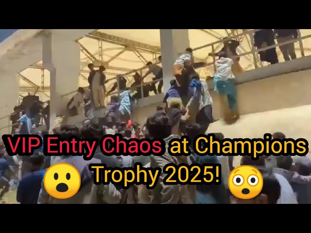 Chaos at Champions Trophy 2025 Grand Opening in Karachi | VIP Entry Mismanagement