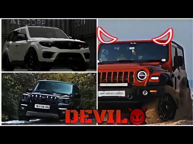 MAHINDRA CARS 🚗  SUV700🦂,Scropio🐎,Thar 🦁|Bad boy 777|