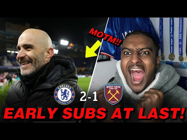 MARESCA SUBS CHANGE THE GAME! | JORGENSEN + GUIU DESERVE CHANCES | CHELSEA 2-1 WEST HAM REVIEW