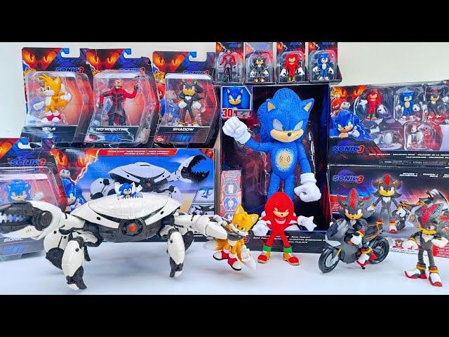 Sonic The Hedgehog 3 Movie Toys Collection Unboxing Review | Bought Them ALL