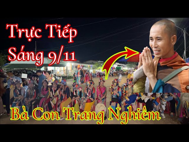 Trực tiếp! cảnh mờ sáng bà con xếp hàng trang nghiêm chờ đãnh lễ Sư Minh Tuệ