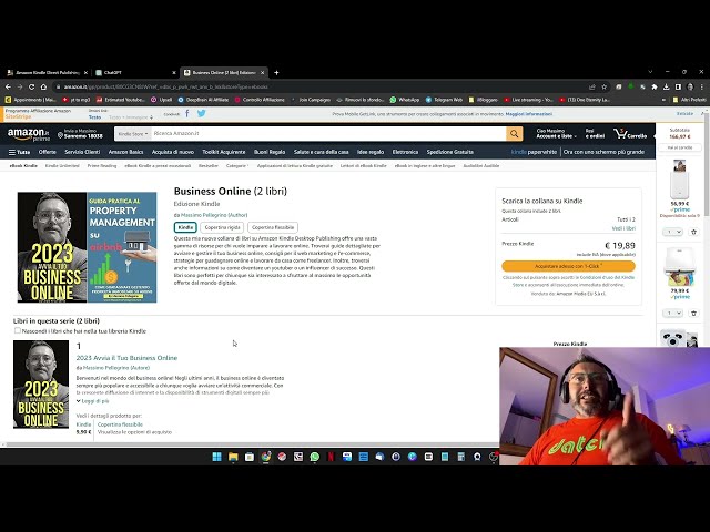 GUADAGNO +800€/mese VENDENDO LIBRI su AMAZON scritti con l'Intelligenza Artificiale - Chat-GPT
