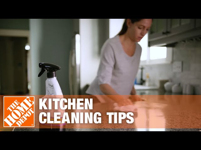 How to Clean a Kitchen | Kitchen Cleaning Tips | The Home Depot