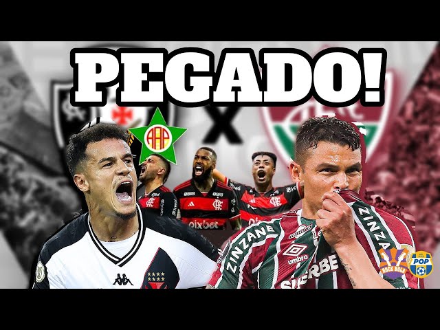 TEM VASCO X FLUMINENSE EM BRASÍLIA E FLAMENGO X PORTUGUESA EM MINAS GERAIS PELO CARIOCÃO DO BRASIL