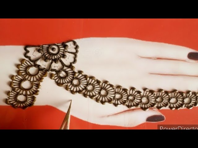 New Simple Arebic Mehendi Design for Back hand |Very Very Easy Mehendi Design| Bridal Malika Mehndi