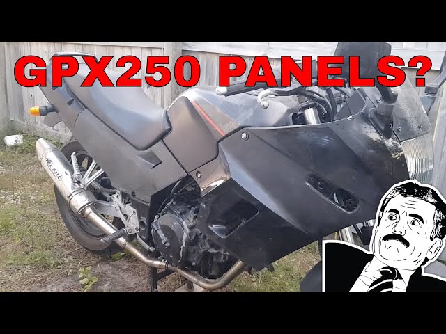 GPX250 Project: Vlog 2 (washed, degreased, panels play)