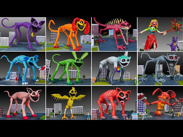 😱 ALL SMILING CRITER GIANT FORM and BOSSES IN POPPY PLAYTIME CHAPTER 3 with clay