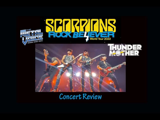 Scorpions & Thundermother Concert Review & Whitesnake Cancels Rant-Rock Believer 2022 Montreal, CA