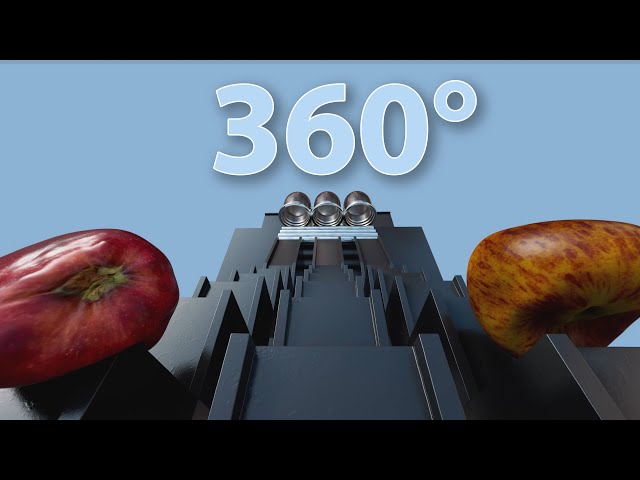 360° Softbody Simulation V57 (Move your cellphone 😃) ❤️ C4D4U