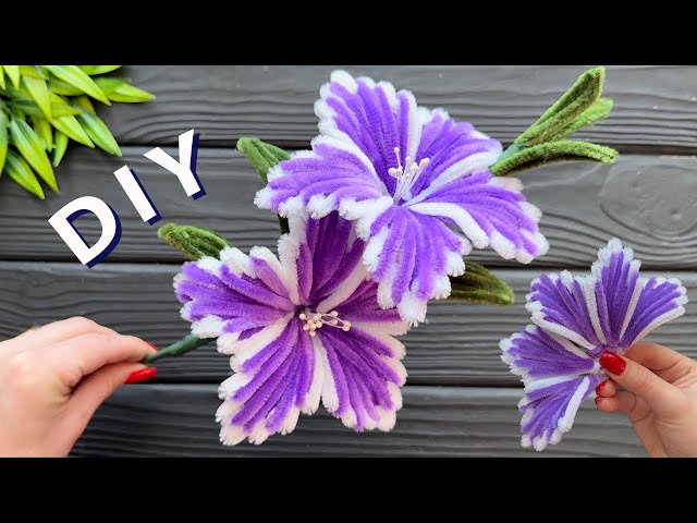 DIY Pipe Cleaner Crafts How to Make Easy Flower from Chenille Stems Pipe Cleaner Flowers Ideas