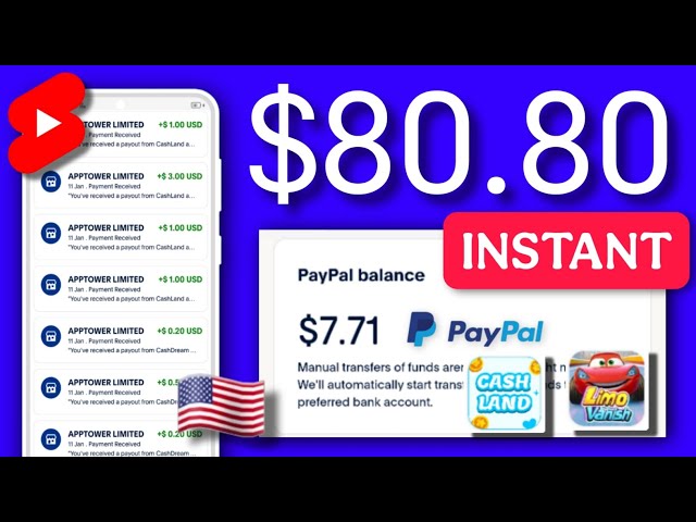 New PayPal Earning App 2025 Today PayPal Earning Apps | Make Money Online