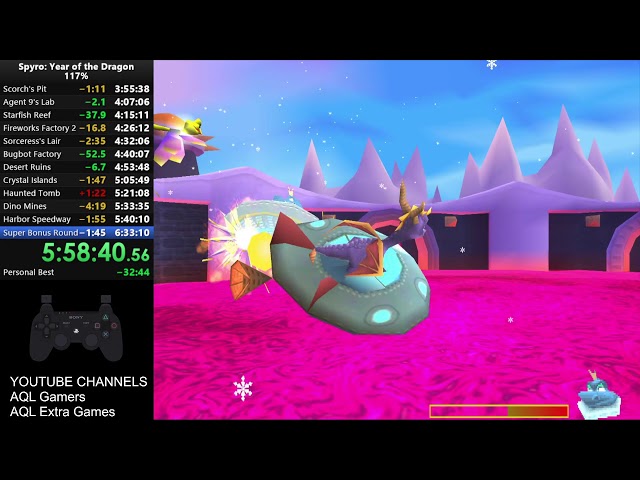 🔴[Speedrun 117% Glitchless] Spyro 3 (PS1) - 5:59:29