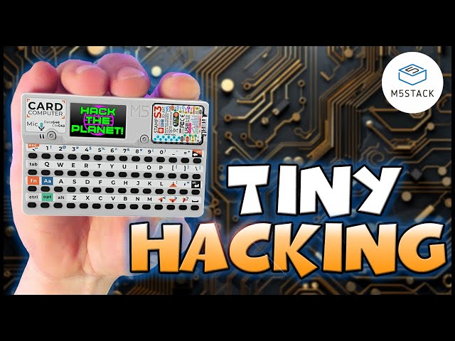 Tiny Card Computer Hacks Like A Pro! M5Stack CardPuter!