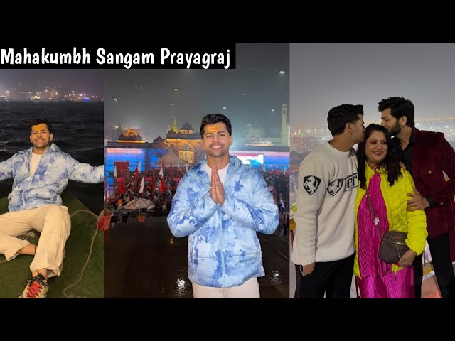 Siddharth Nigam abhishek nigam arrived Mahakumbh prayagraj with Mom | Siddharth Nigam |