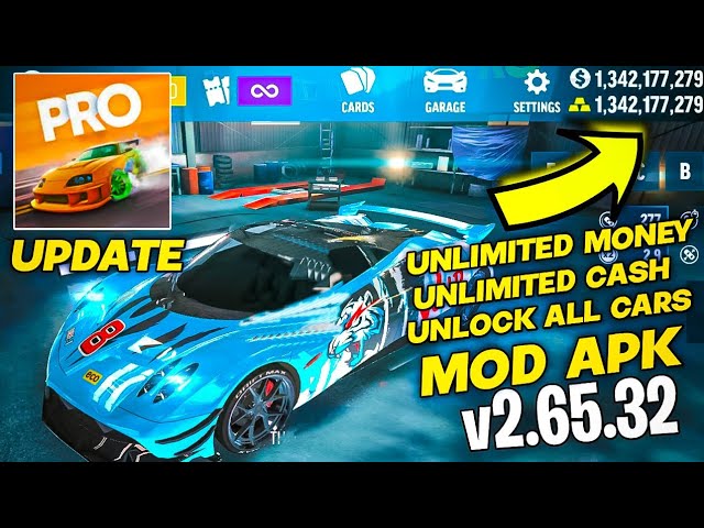 Download ! Drift Max Pro Mod Update‼️Versi 2.5.32 Unlock All Car  Unlimited Money 2023