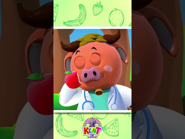 Explore the Fruit Garden with Kent and Learn Fruits 🍎🍊 #shorts #kidssong