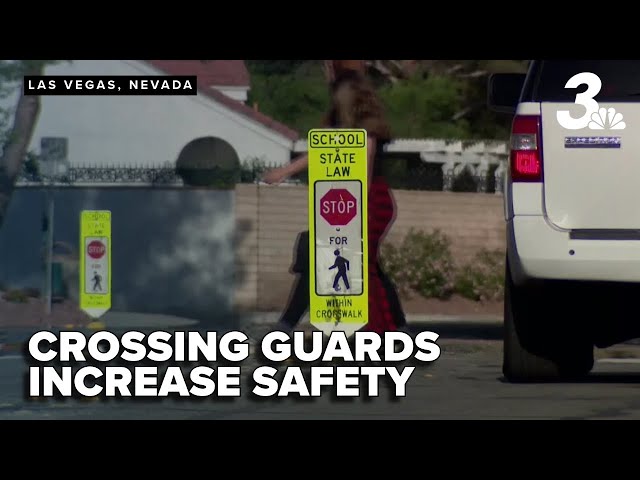 Clark County sees 17% drop in students hit by cars due to crossing guard increase