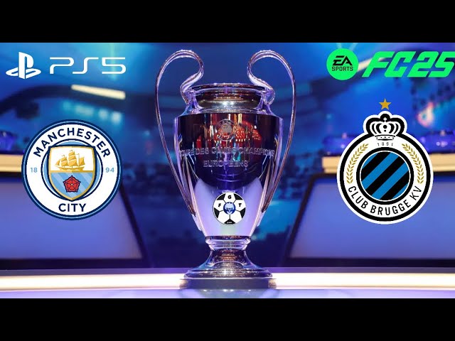 FC 25 GAMEPLAY MANCHESTER CITY vs CLUB BRUGGES - La Sfida Epica che Cambierà la Champions! |in 4K60!