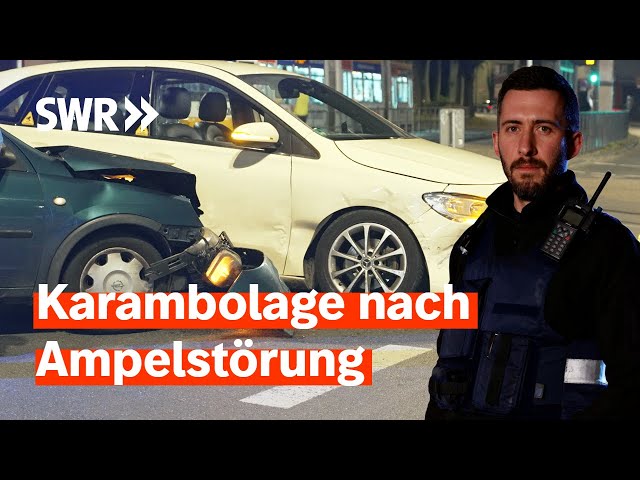 Unfall zwischen Taxi und PKW, wer hat Schuld? | SWR Nachtstreife