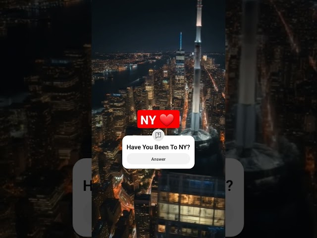 Manhattan Aerial View At Night ❤️....#DreamScreenAI #shorts #youtubeshorts