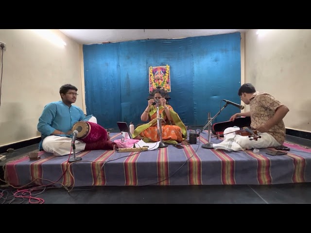 Rajeswary Shankar -Purandara Dasar Aradhana Concert 1/2/2022, Mylapore, Chennai.