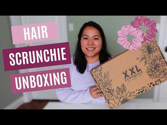 XXL Scrunchie & Co Unboxing | Hair Accessory Gift Ideas | Small Business