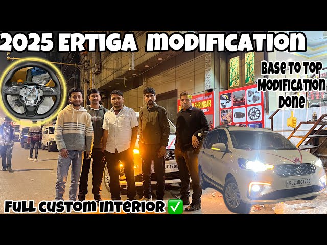 2025 Ertiga modification ✅|| Base to top with price || Full interior done 👍||