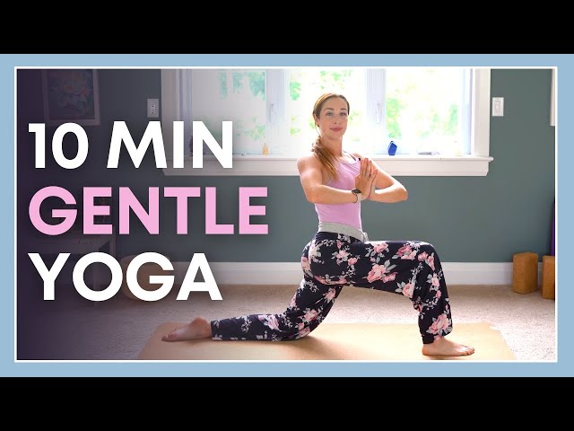 10 min Yoga for Beginners - Gentle & Simple Yoga Stretch