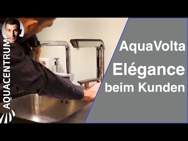 AquaVolta® Elégance | Installation on site in the kitchen of Brückner Architects, Munich