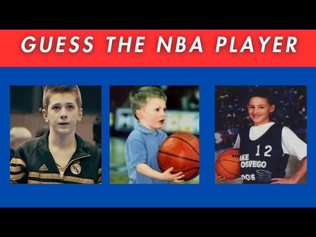 Guess the Baby NBA Player | Sports Star Photo Quiz #guesstheplayer  #nba  #shorts #basketball