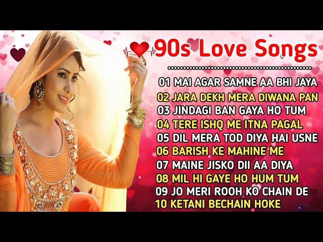 90'S Bollywood Old Hindi Songs 🔥 Old Hindi Love Song 🥀 Udit Narayan❤️Alka Yagnik 💕 Kumar Sanu😍🥰