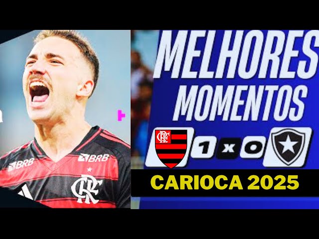 FLAMENGO 1 X 0 BOTAFOGO  GOL DO LÉO ORTIZ M. momentos