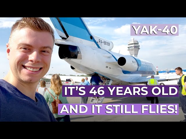 I flew on a 46 YEAR OLD Yak-40