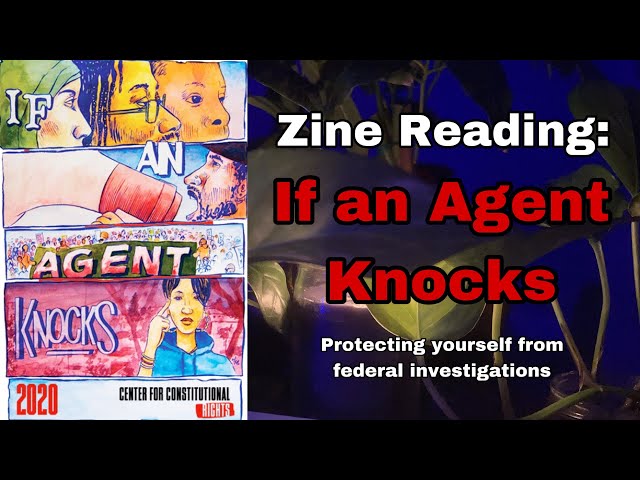 If The Feds Knock on Your Door (Zine Reading)