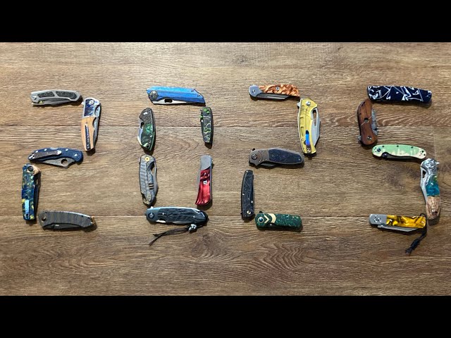 Full Folding knife collection update Video for 2025! Come see my current crazy Collection!