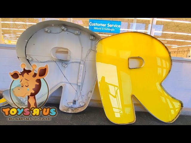 THE LETTERS "R" DOWN !! THE FINAL STRAW for TOYS R US