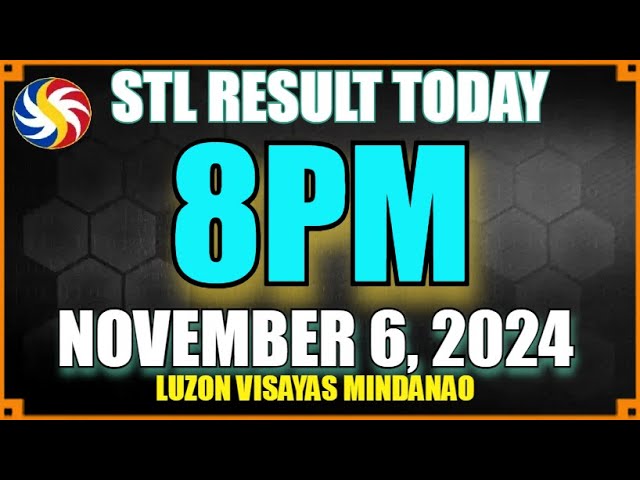 Stl Result Today 8pm MINDANAO November 6, 2024