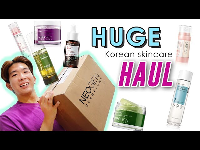 HUGE Korean Skincare HAUL! 🇰🇷💆‍♂️ • 10 Neogen items Sneak Peak! ft StyleKorean